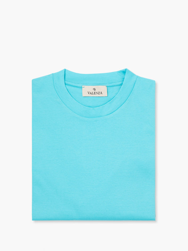 Interlock Supima T-Shirt | Turquoise