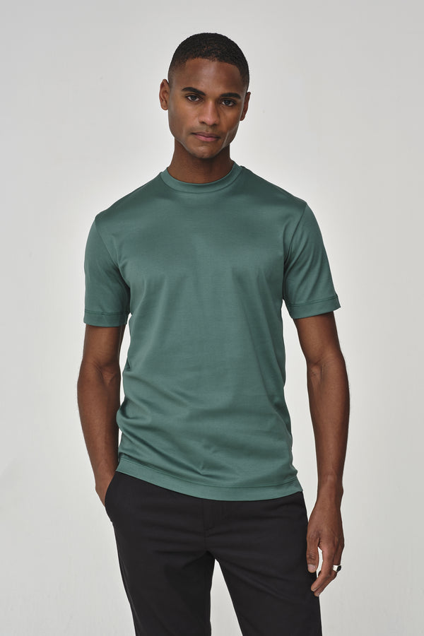 Interlock Supima T-shirt | Verde Smeraldo