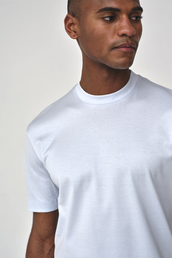 Interlock Supima T-Shirt | Celeste