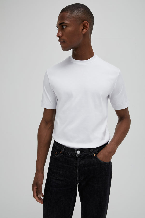 Interlock Supima T-Shirt | Bianco