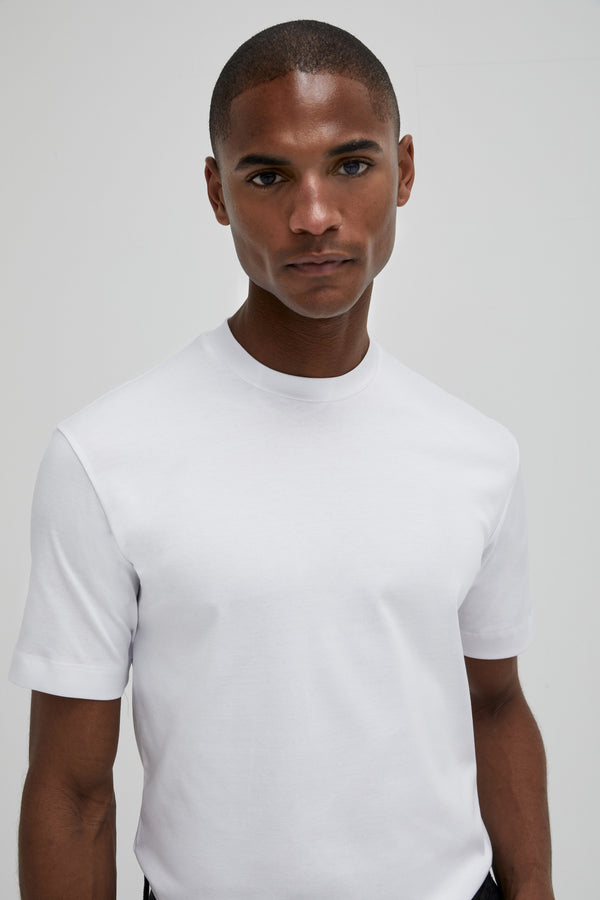 Interlock Supima T-Shirt | Bianco