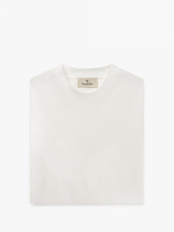 Interlock Supima T-Shirt | Grauweiß