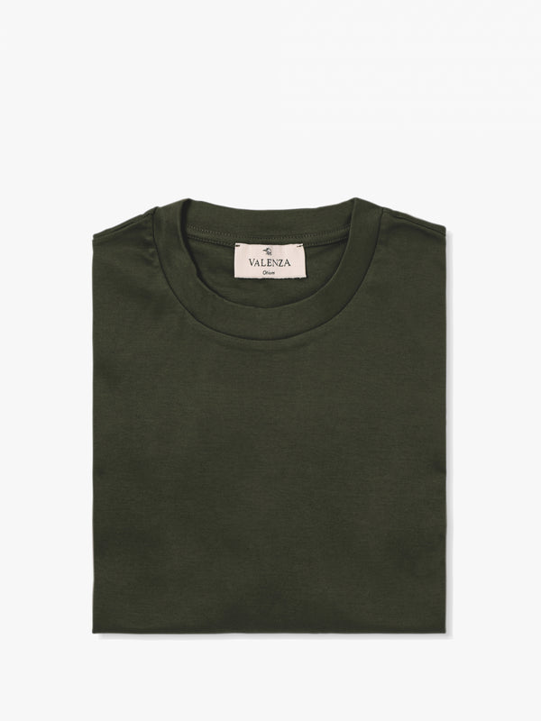 Interlock Supima T-Shirt | Grün