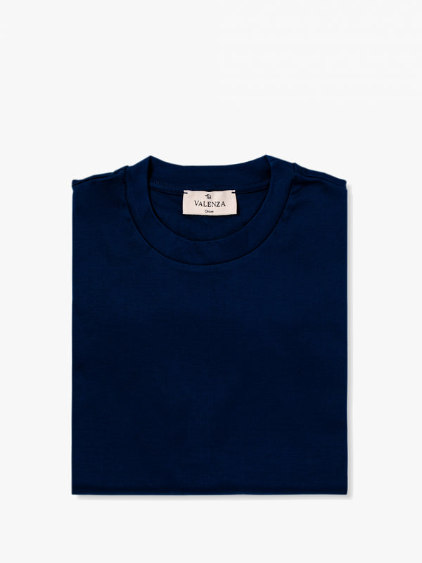 Interlock Supima T-Shirt | Blue