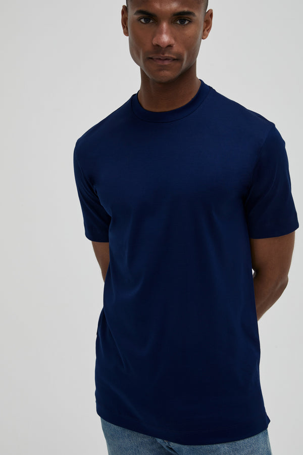 Interlock Supima T-Shirt | Blue