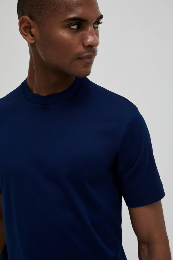 Interlock Supima T-Shirt | Blue