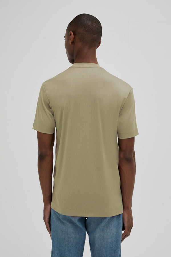 Interlock Supima T-Shirt | Artischockengrün