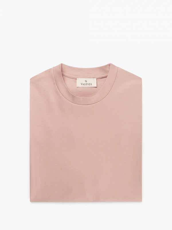 Interlock Supima T-Shirt | Tea Rose