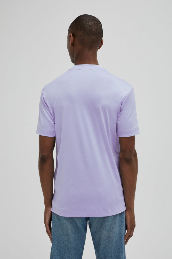 Interlock Supima T-Shirt | Lichtblauw