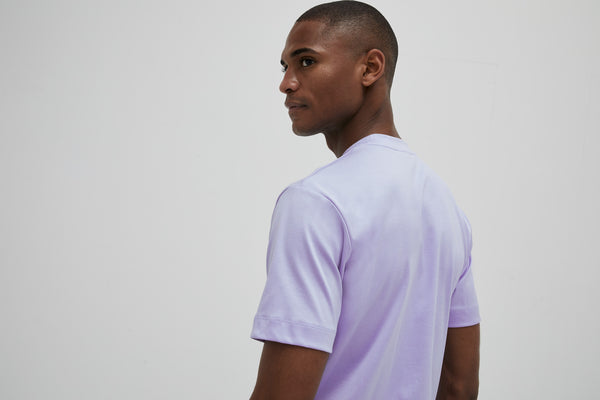 Interlock Supima T-Shirt | Hellblau