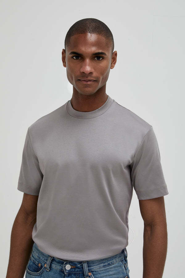 Interlock Supima T-Shirt | Gris