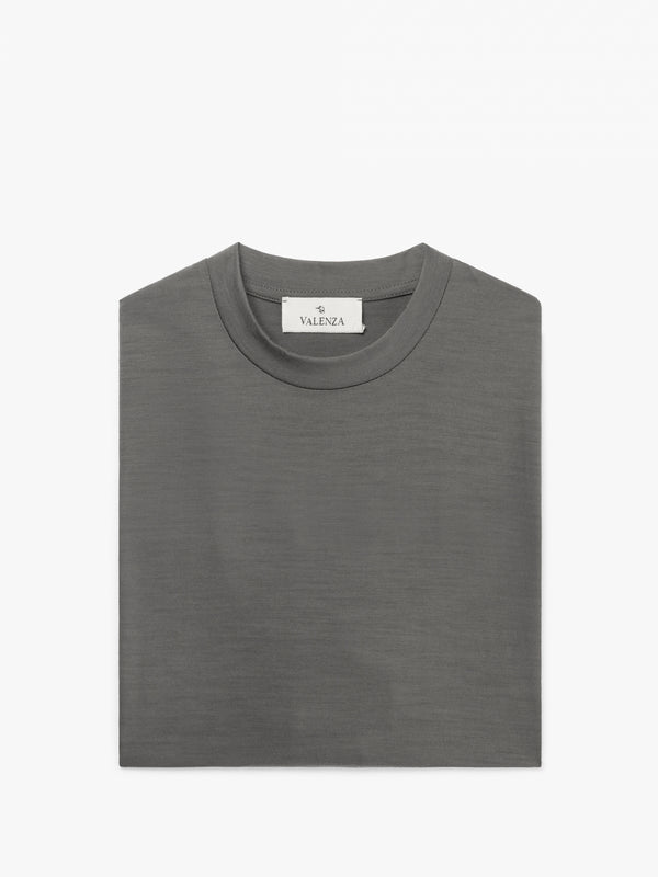 T-Shirt Mérinos | Taupe