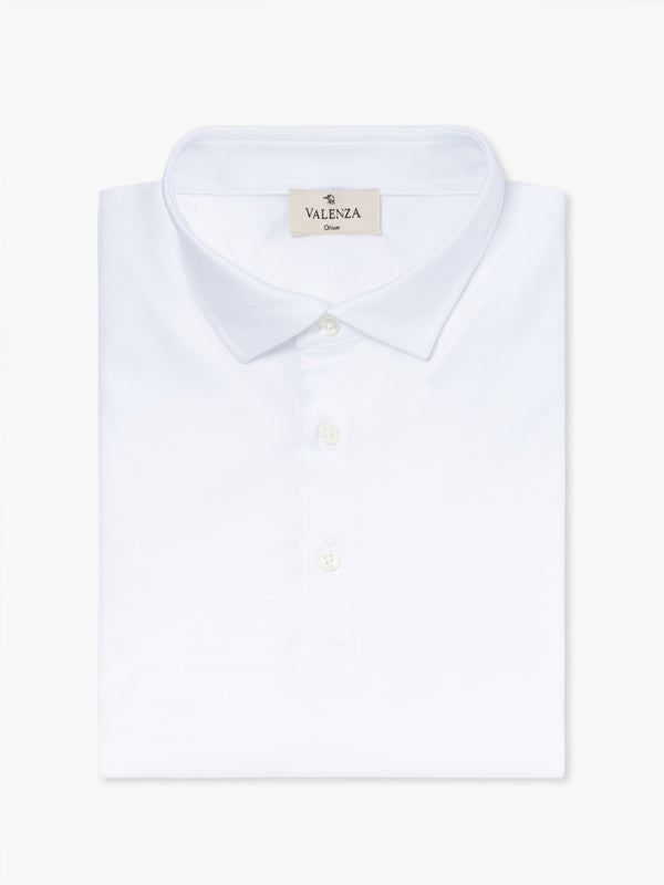 Polo Supima Maniche Corte | Bianco