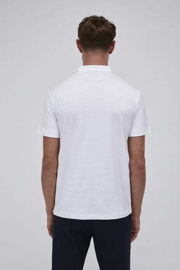 Supima Polo Manches Courtes | Blanc