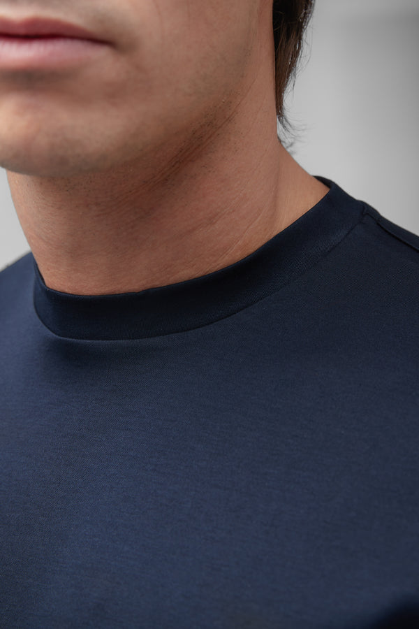 Interlock Supima T-Shirt L/S | Navy