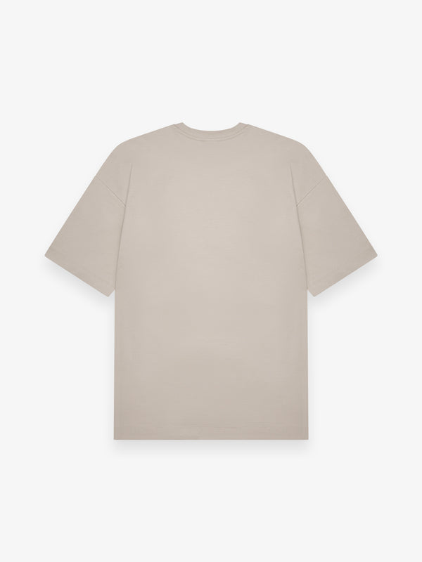 Interlock Supima Oversized T-shirt | Beige