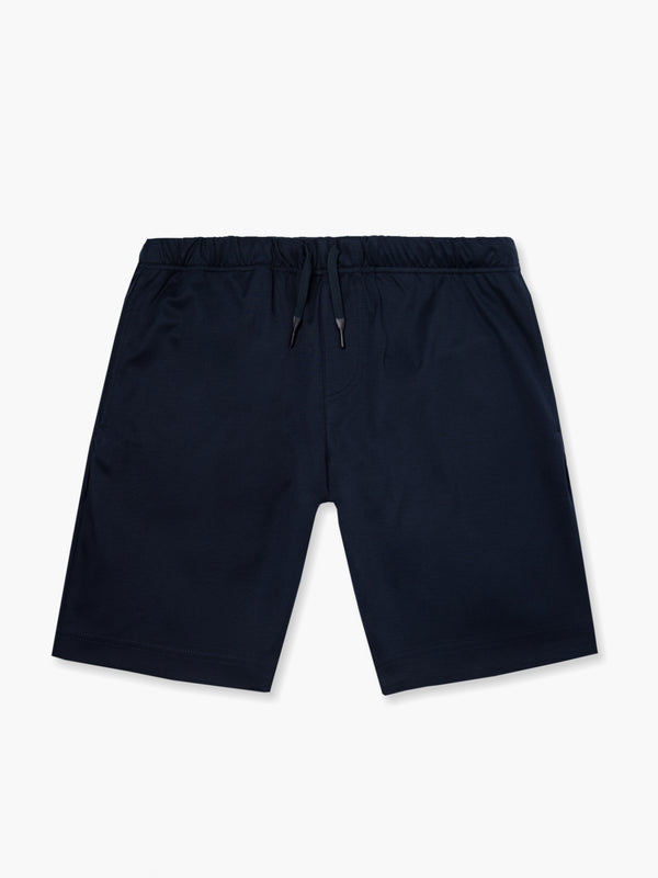 Interlock Supima Sport Shorts | Bleu marine