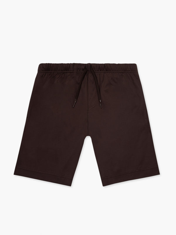 Interlock Supima Sport Shorts | Ebony Brown