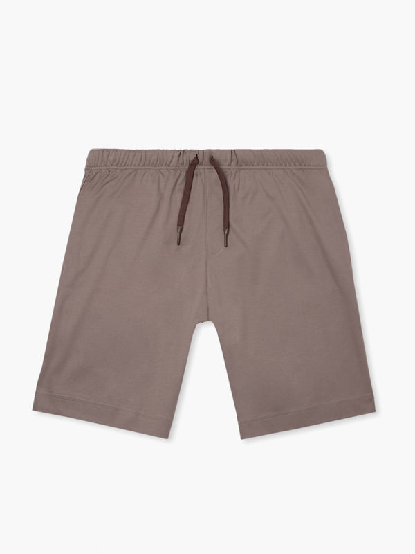 Interlock Supima Sport Shorts | Lead Grey